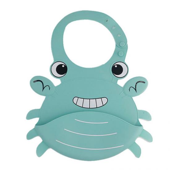 Waterproof silicone baby bib