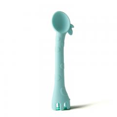 Silicone baby training eating spoon