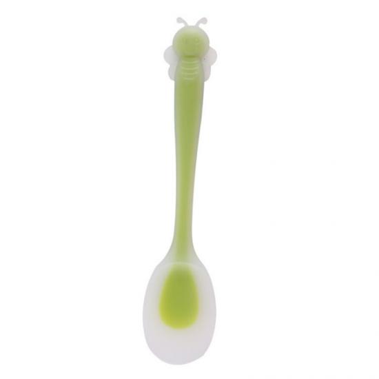 Silicone baby spoon