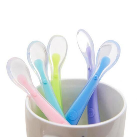 Silicone baby spoon