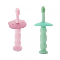 Silicone baby toothbrush