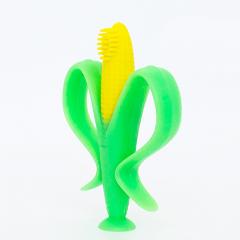 Silicone baby toothbrush