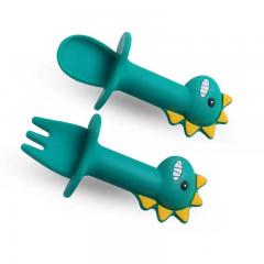 Silicone Baby spoon and fork