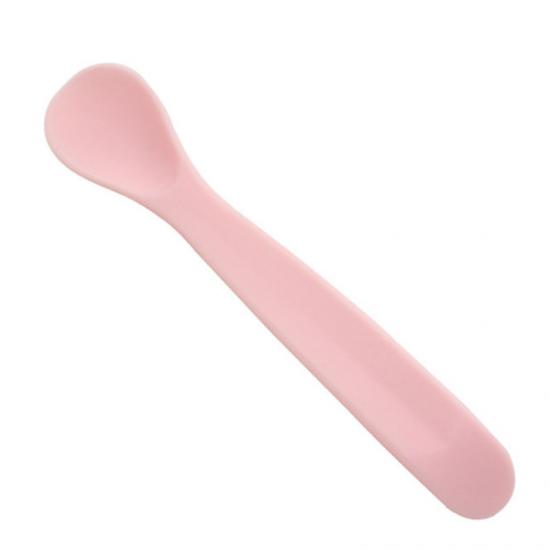 Baby soft silicone training spoon