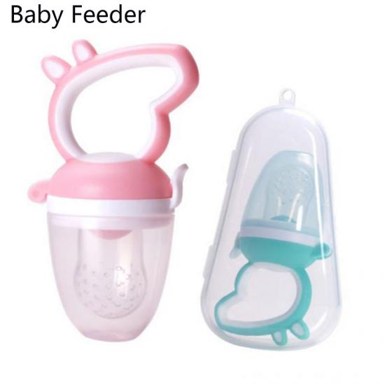 Baby bite silicone bag feeder