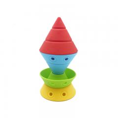 Silicone stacking toyes building blocks