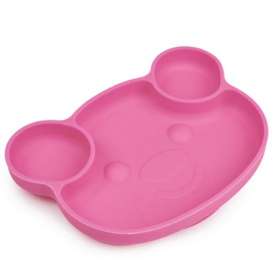 silicone plate with suction for kids