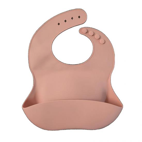 Food grade waterproof silicone baby bibs