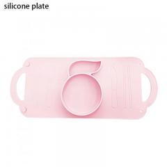 divided silicone plate with suction for kids