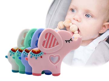 Silicone baby teether