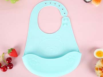 Silicone baby bib